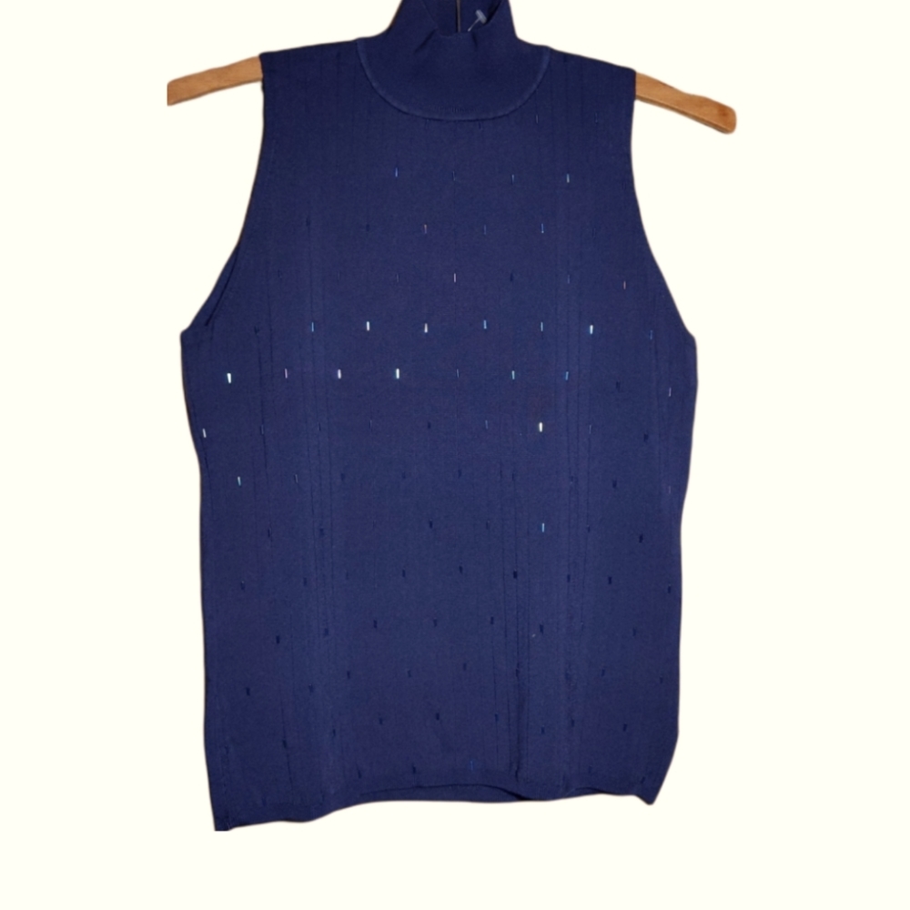 Essendi purple Silk turtle neck top